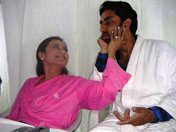 Abhishek Bachchan with Rani Mukherji