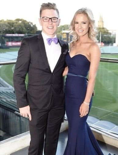 Adam Zampa with Hattie Leigh