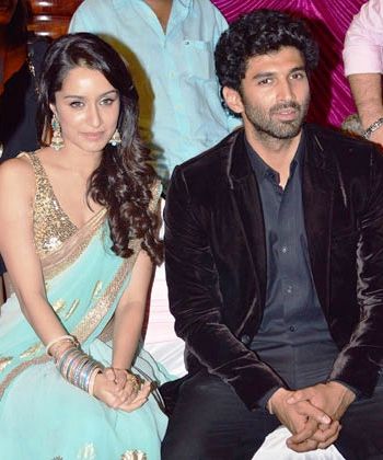 Aditya Roy Kapur with Shraddha Kapoor