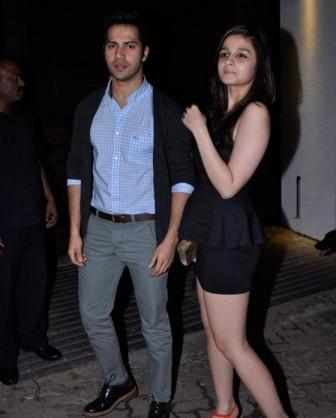 Alia Bhatt with Varun Dhawan