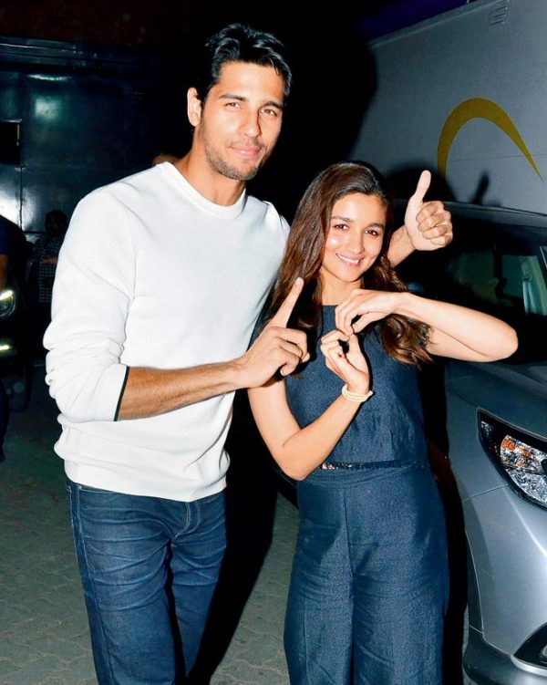 Alia Bhatt With Her Ex-Boyfriend Sidharth Malhotra