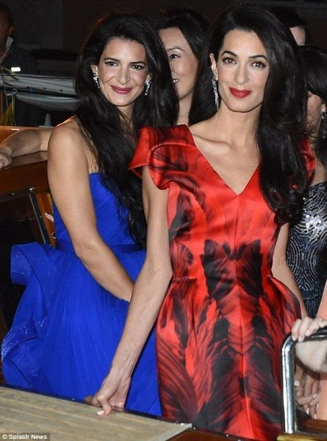 Amal with her sister Tala
