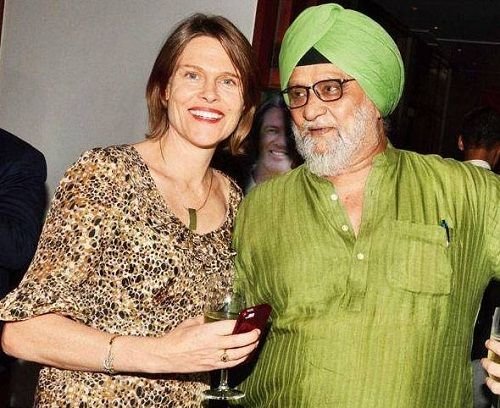 Angad Bediu0027s father Bishan Singh Bedi and stepmother Glenith