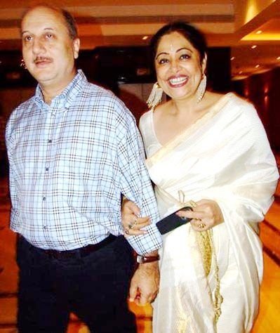 Anupam Kher With Kirron Kher