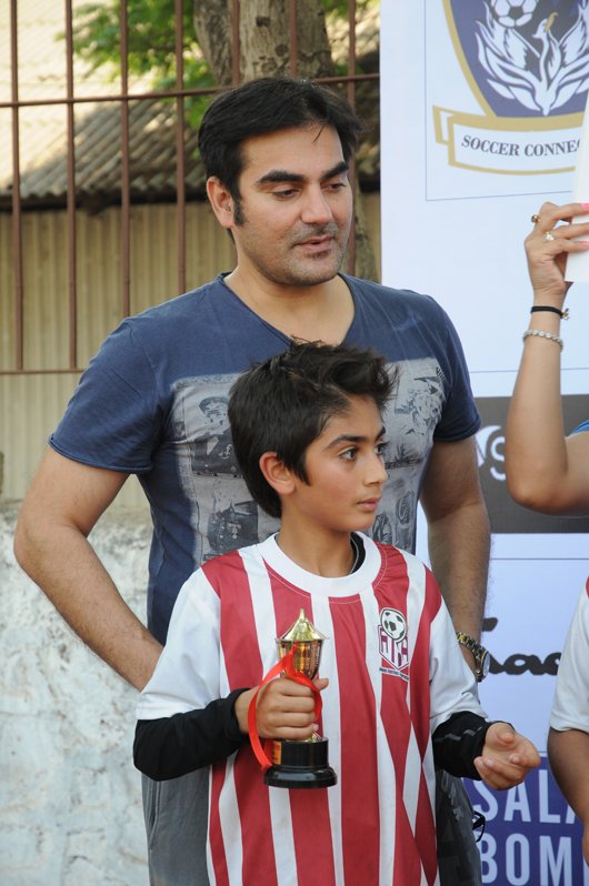 Arbaaz Khan with his Son Arhaan Khan