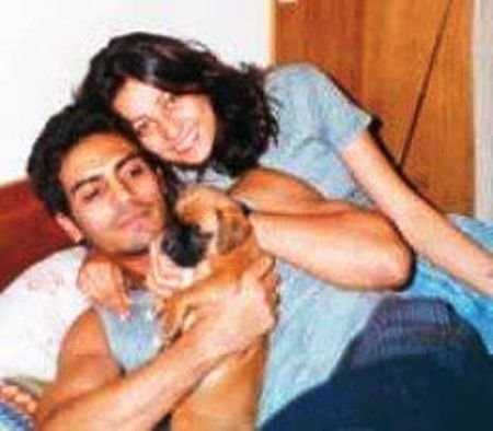 Arjun Rampal with his sister