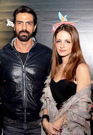 Sussanne Khan with Arjun Rampal