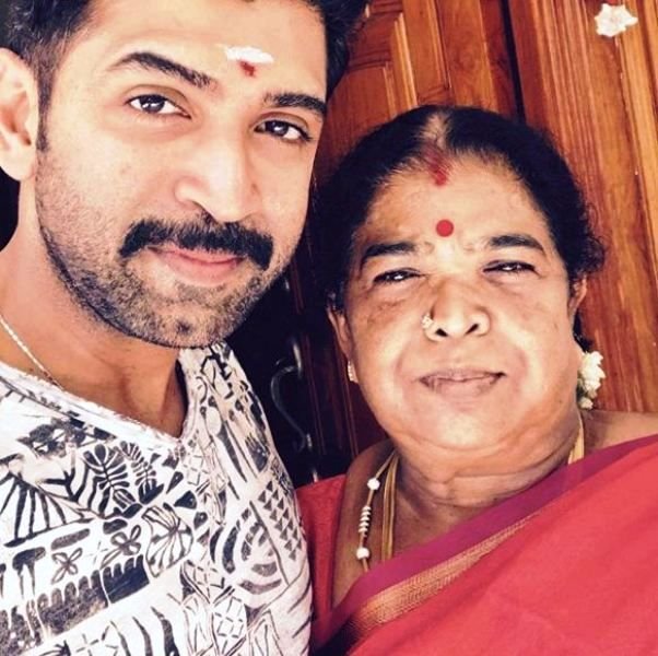 Arun Vijay with His Mother