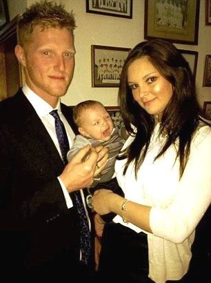 Ben Stokes with Clare Ratcliffe