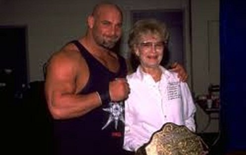 Bill goldberg with mother Ethel