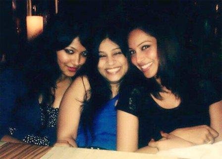 Bipasha Basu with her sisters
