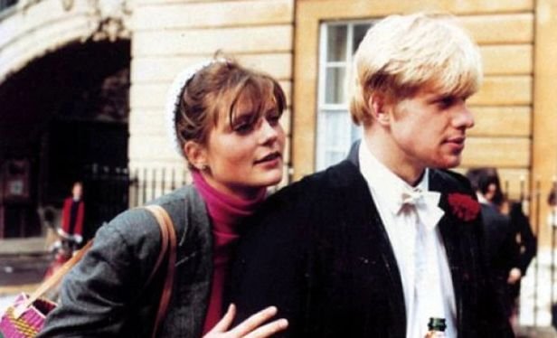 Boris Johnson with his first wife