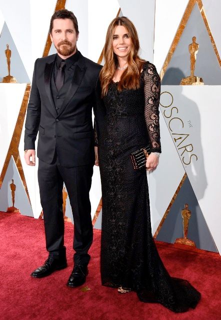 Christian Bale with his wife Sibi Blazic