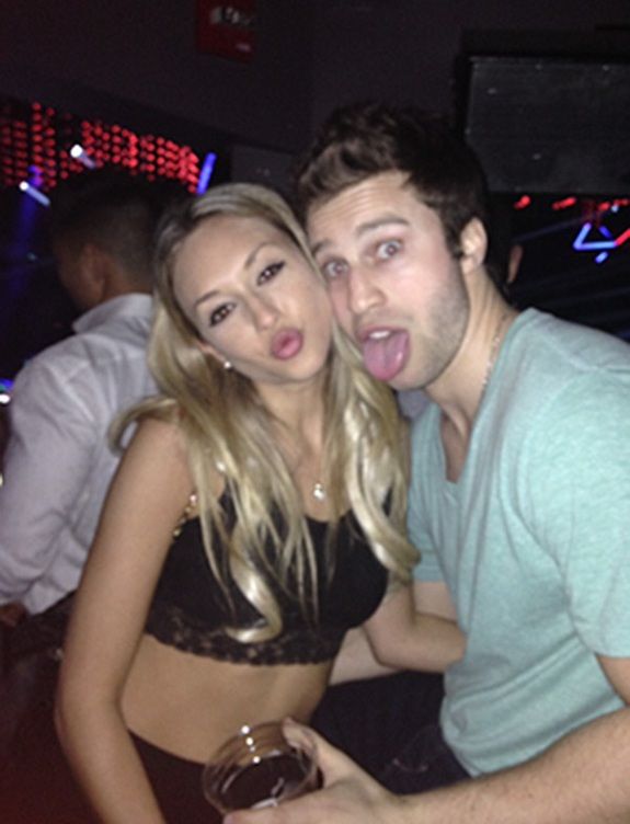 Corinne Olympios with her ex-boyfriend Keith Berman