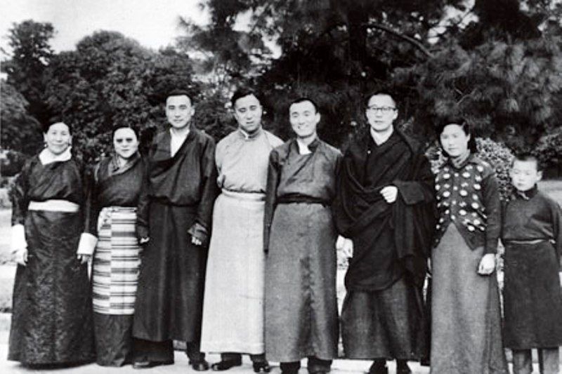 Dalai Lama With His Siblings