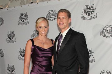 Dana Vollmer with her husband Andy Grant