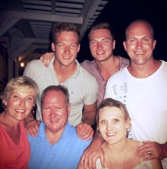 David Miller with his family