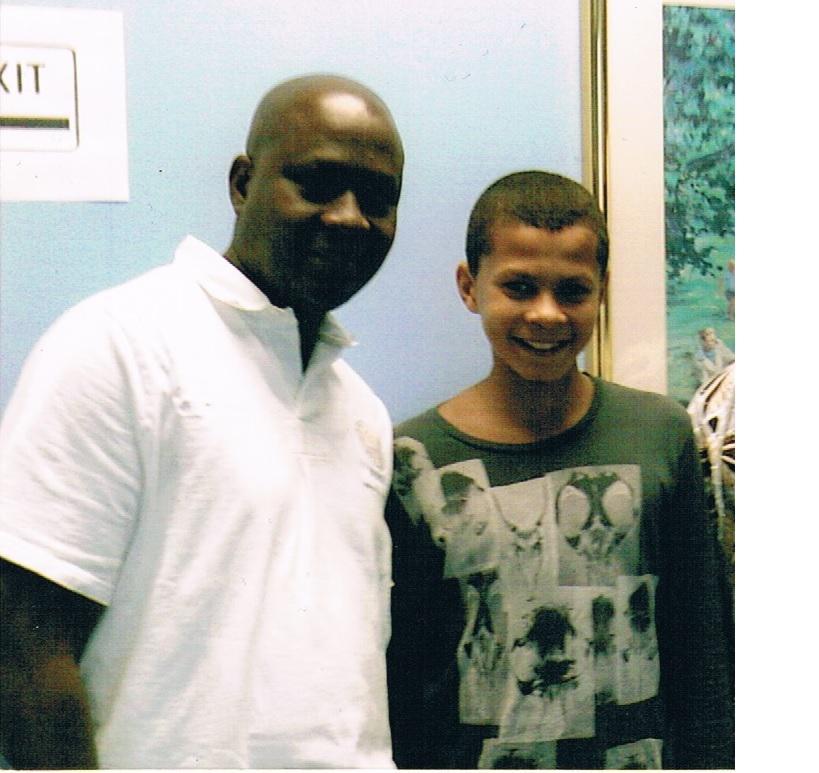 Dele Alli with his father