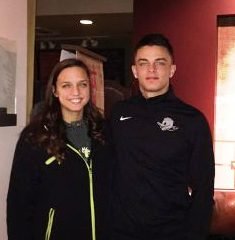 Devon Allen with his sister