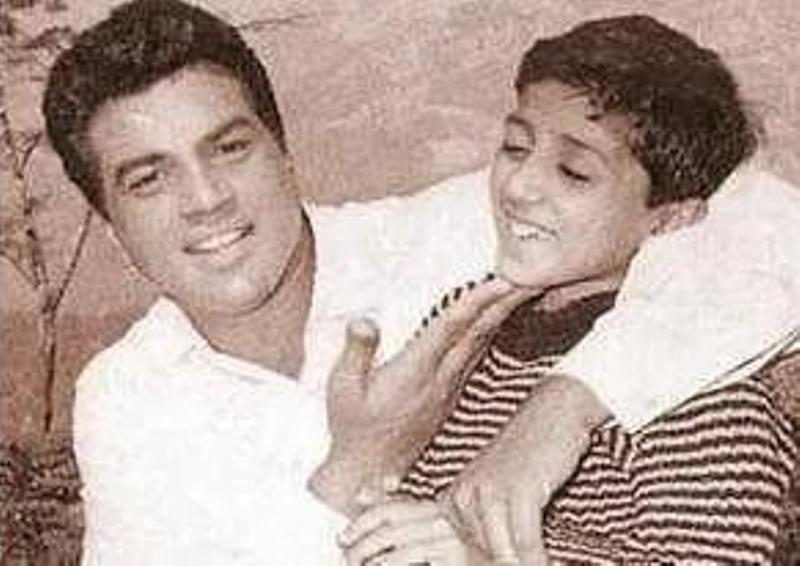 Dharmendra With Sunny Deol