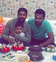 Dilpreet Dhillon with his brother