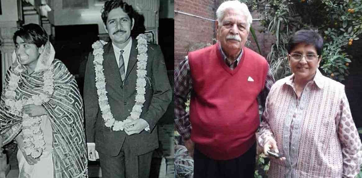 Kiran Bedi With Her Husband Brij Bedi