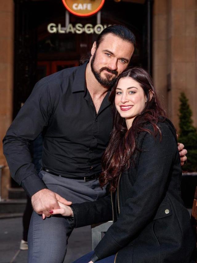 Drew McIntyre With His Wife