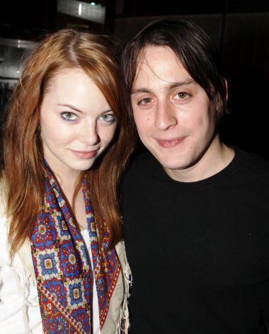 Emma Stone with Kieran Culkin