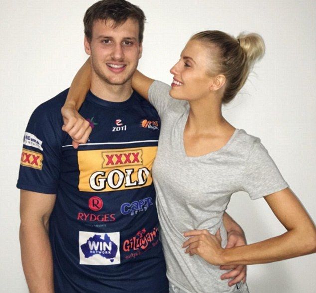 Erin Holland with her brother