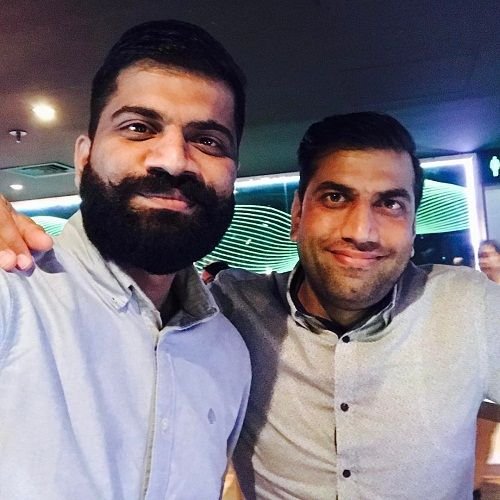 Gaurav Chaudhary with his brother Pradeep