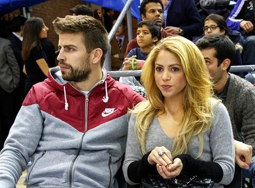 Gerard pique and Shakira