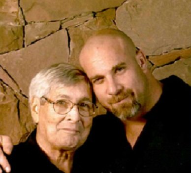 Goldberg with father Jed