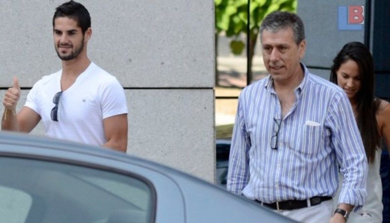 Isco with His Father Paco Alarcon