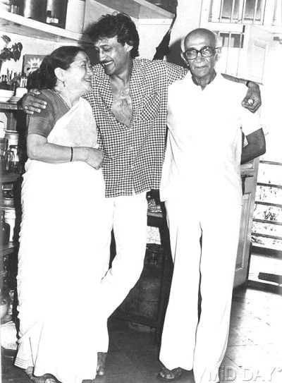 Jackie Shroff With His Parents