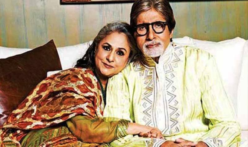 Jaya Bachchan with Amitabh Bachchan