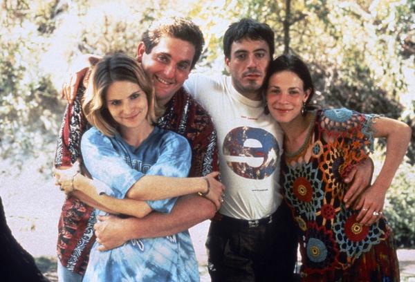 Jennifer Jason Leigh and Downey