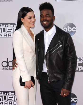 Jessie J with her boyfriend Luke James