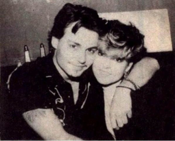 Johnny Depp with his sister Christi Dembrowski