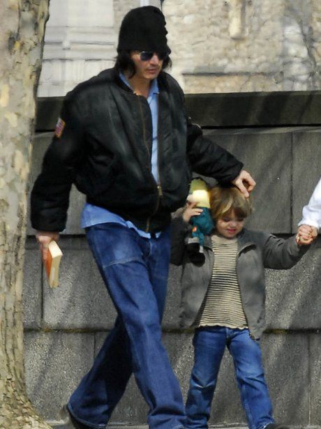 Johnny Depp with his son John Kristopher Depp III