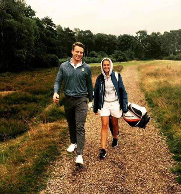 Jos Butler with His Wife Louise Butler