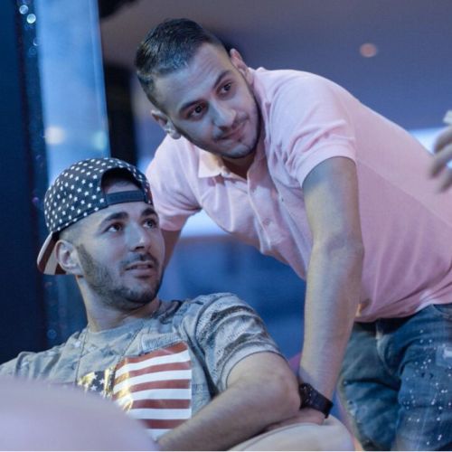Karim with his brother Gressy