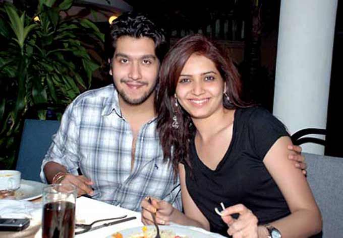 Karishma Tanna with Bappa Lehri