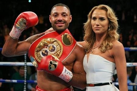 Kell Brook with his Girlfriend