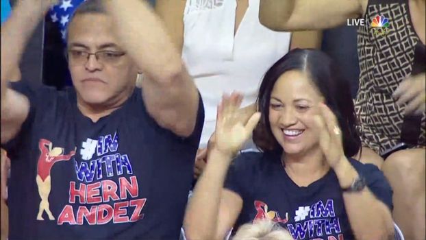 Proud parents of Laurie Hernandez