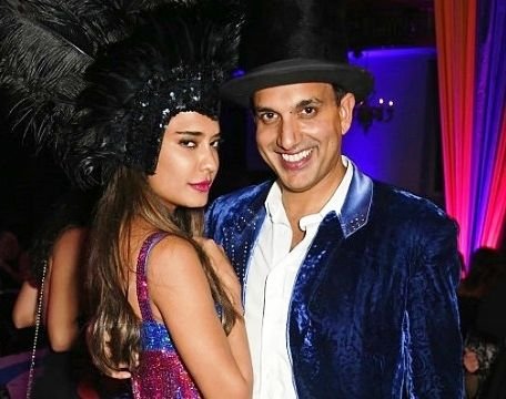 Lisa Haydon with Dino Lalvani