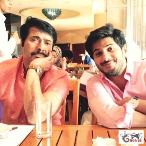 Mammootty with his son