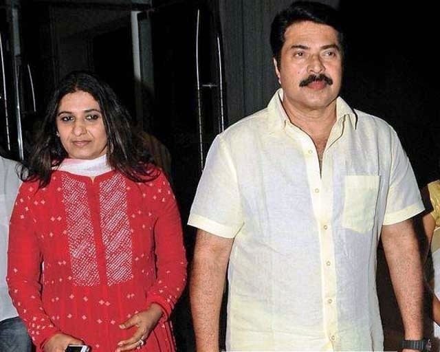 Mammootty with his wife