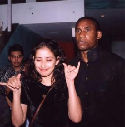 Manisha Koirala and Cecil