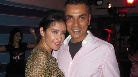 Manisha-Koirala partying with Samrat-Dahal