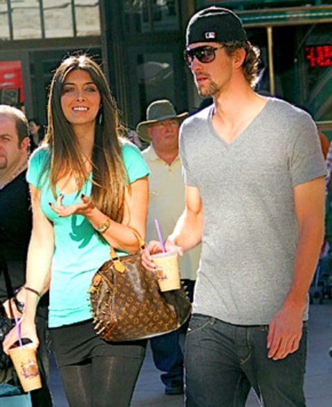 Michael Phelps with his Ex-girlfriend Brittny Gastineau